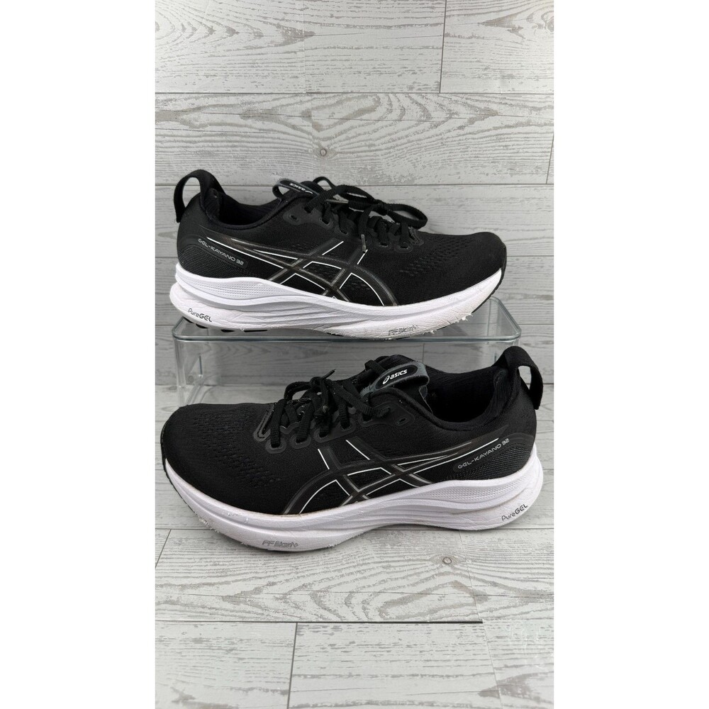 Asics Gel-Kayano 32 1012B838 Black 8.5B Womens Sneakers Mesh Running Shoes #111